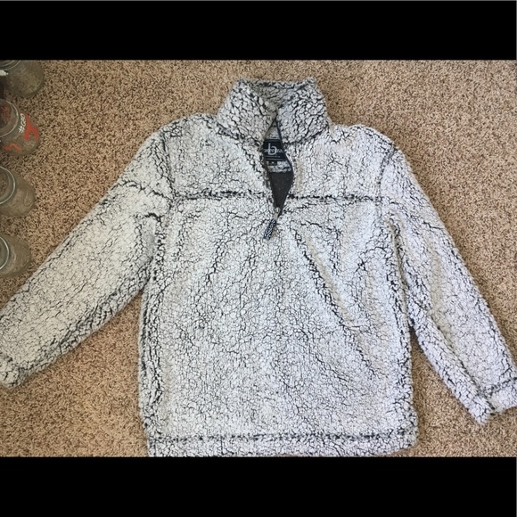 Tops - Smoky grey Sherpa pullover